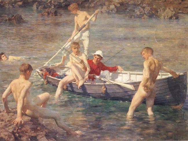 Ruby Gold and Malachite, Henry Scott Tuke